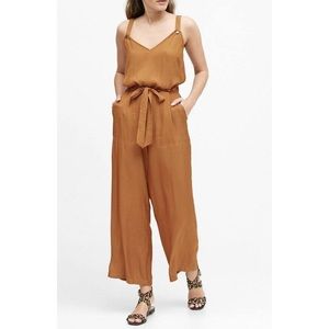 Banana Republic - Orange Silk Jumpsuit - Size 4